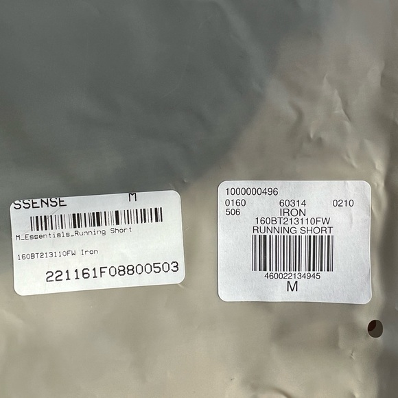 Fear of God Essentials women’s iron black shorts - Picture 2 of 5